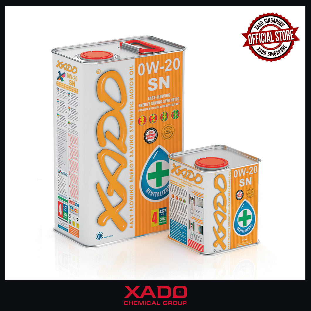 XADO Atomic Oil 0W20 SN Engine Oil (4L)
