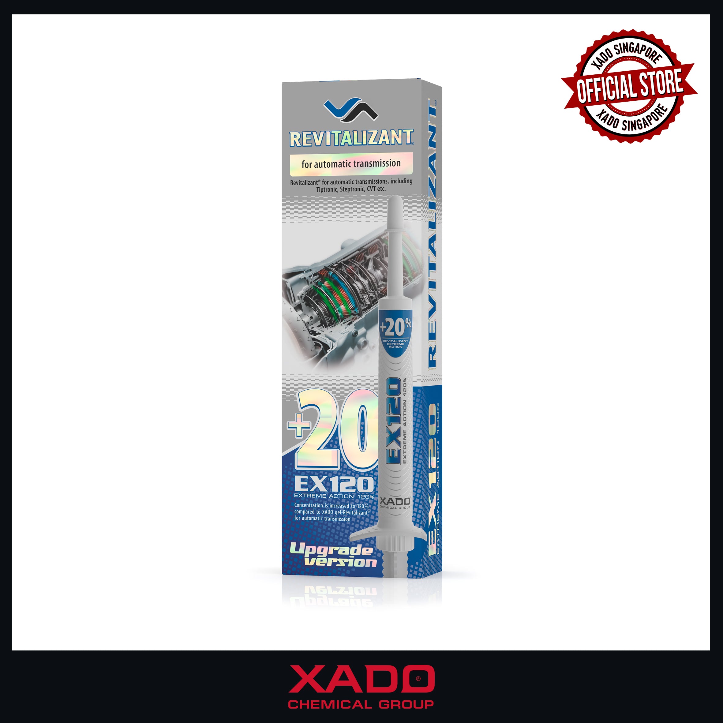 XADO EX120 Revitalizant Automatic Transmission – XADO Singapore Official  Online Store